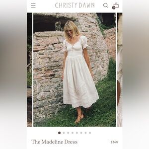 Christy Dawn Pearl Madeline Dress Size M